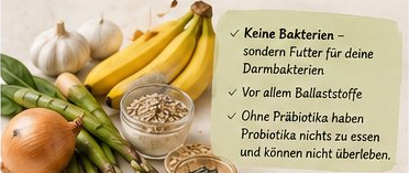 Präbiotika - Futter für die guten Darmbakterien